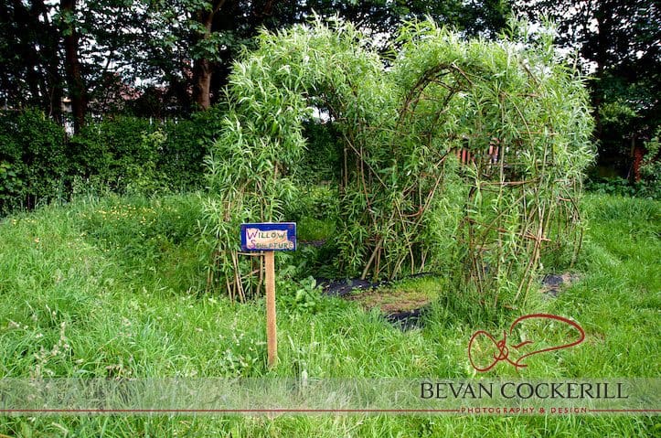 Inkwell, Garden, Bevan Cockerill, Photography, Willow Sculpture, Leeds, Chapel Allerton, Willow