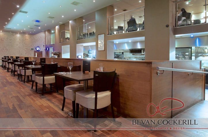 Zouk, Zouk Tea Bar & Grill, Manchester, Bradford, Bevan Cockerill, Commercial Photography, Seats, Restaurant
