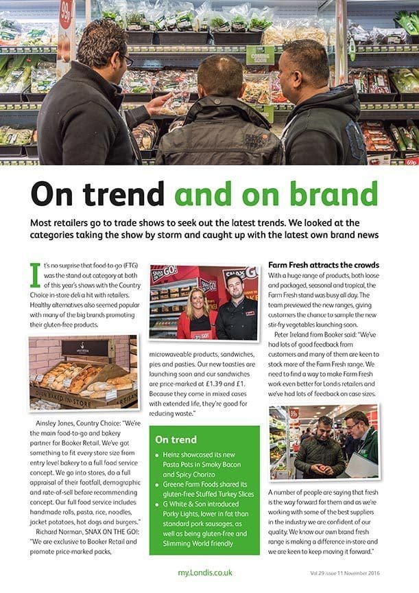 Londis News, Booker Trade Show, Doncaster Racecourse,