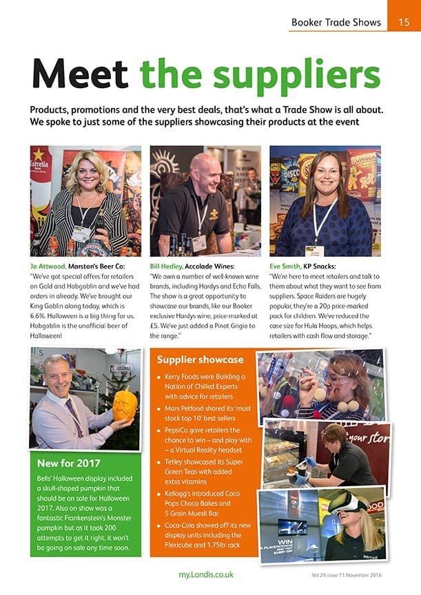 Londis News, Booker Trade Show, Doncaster Racecourse,